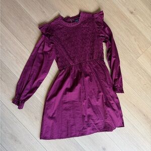 Elegant Purple Midi Dress